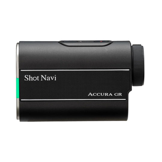 Shot Navi ACCURA - GR Golf Laser Rangefinder: 1300yd 0 02s 6x OLED Slope Recharge - WAFUU JAPAN