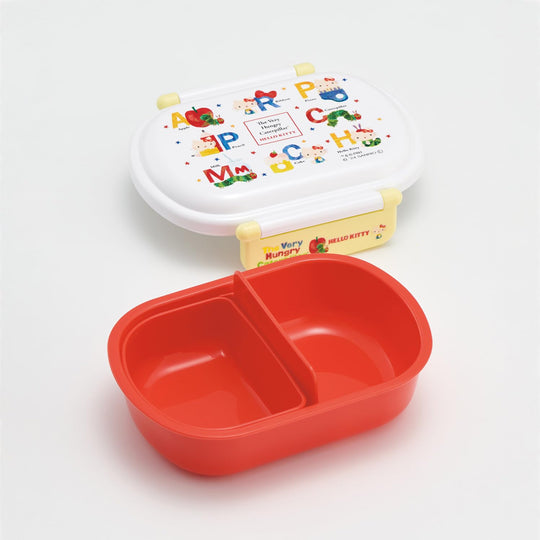 Skater 360ml Bento — 1 - tier Microwave/Dishwasher Safe Caterpillar×Hello Kitty - WAFUU JAPAN