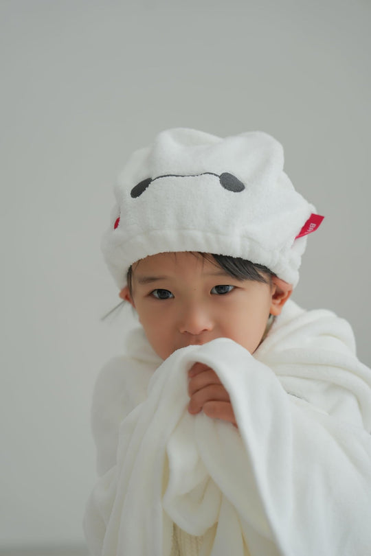 Skater Animal Towel Cap Quick Dry Disney Baymax TOC11 23x17cm - WAFUU JAPAN