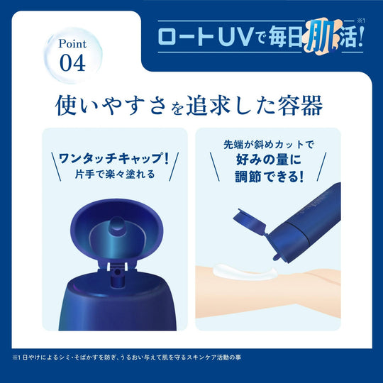 Skin Aqua Hyaluronic Serum UV SPF50 PA++++ Makeup Base 3 Types of Hyaluronic Acid 50ml - WAFUU JAPAN