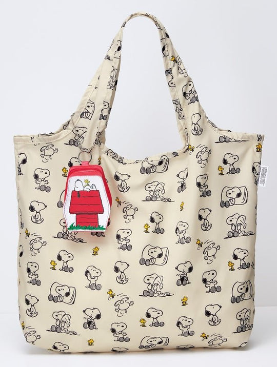 Snoopy Eco Bag with Charm - WAFUU JAPAN