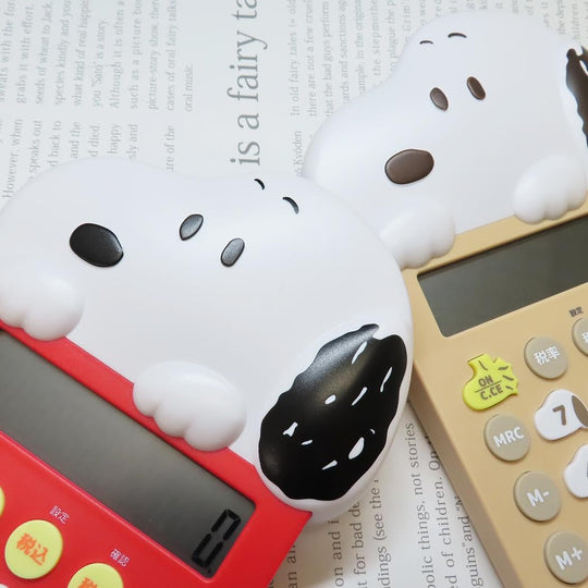 Snoopy Mascot Calculator Brother SN5543658BB Brown - WAFUU JAPAN