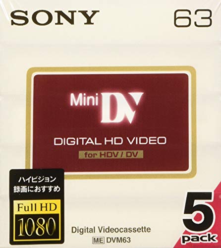 SONY 5DVM63HD Camcorder Tapes Mini DV Minidv DVC DVI 5DVM63HD - WAFUU JAPAN