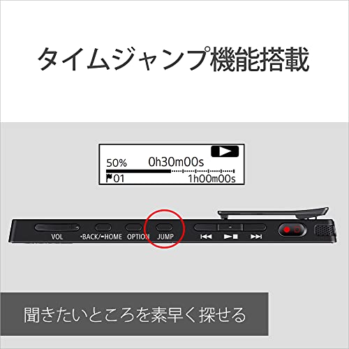 SONY Digital Voice Recorder ICD - TX660 16GB USB Stereo IC with EL Display - WAFUU JAPAN