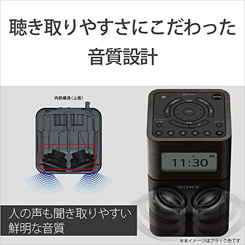 SONY Home Radio SRF-V1BT FM/AM/Wide FM/Bluetooth Black SRF-V1BT B - WAFUU JAPAN