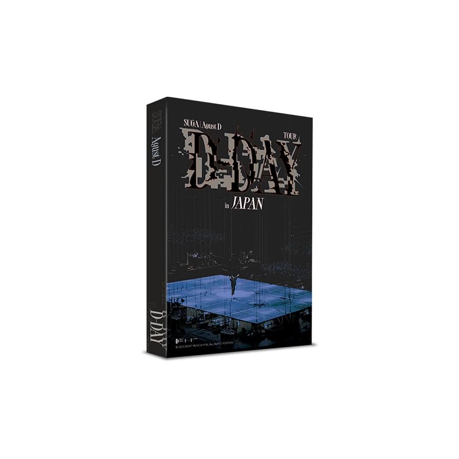 SUGA Agust D TOUR D-DAY in JAPAN 2Blu-ray Limited Edition 