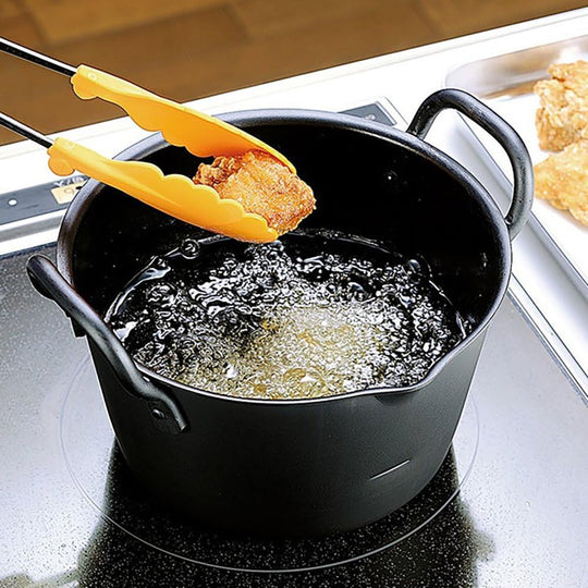 Summit Kogyo Deep Frying Pot 18cm with Lid - WAFUU JAPAN