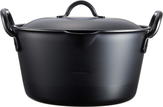 Summit Kogyo IH Deep Frying Pot 20cm with Lid - WAFUU JAPAN