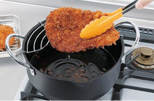 Summit Kogyo Iron Deep Frying Pot 20cm N 22cm - WAFUU JAPAN