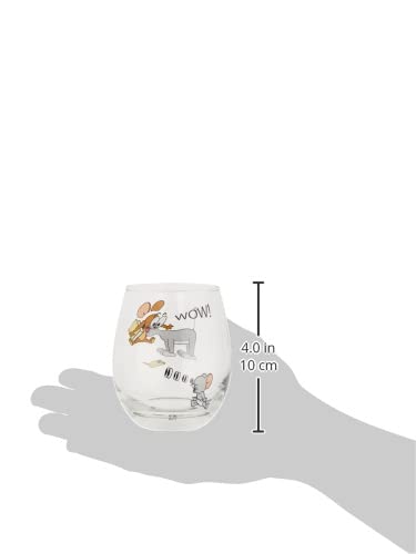 Sun Art Tom and Jerry 3D Glass Tuffy 330ml Made in Japan SAN3716 - WAFUU JAPAN