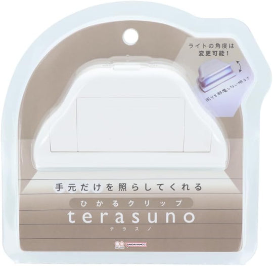 Sunstar Stationery Clip with Light Terasuno S3625117 White - WAFUU JAPAN