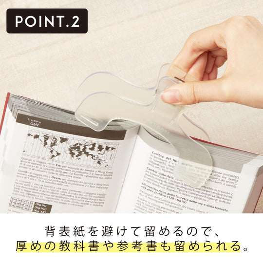 Sunstar Stationery Die - Cut Ukammuri Clip Water Clear S3623300 - WAFUU JAPAN
