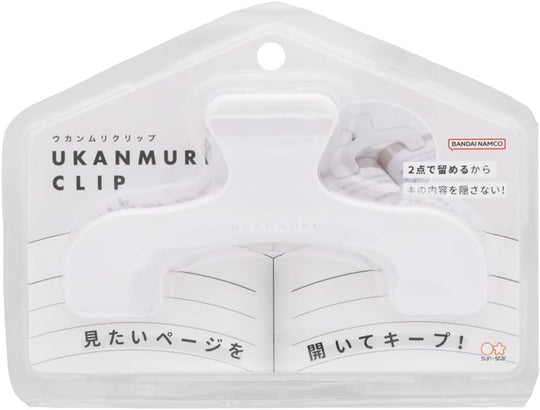 Sunstar Stationery Die - Cut Ukammuri Clip Water Clear S3623300 - WAFUU JAPAN