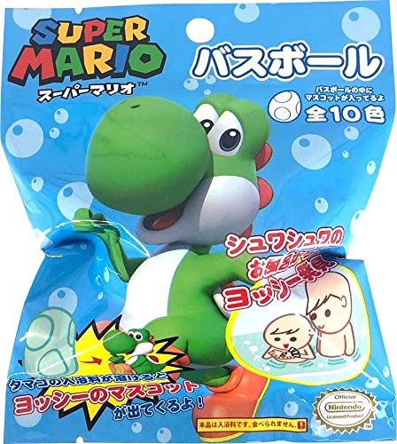 Super Mario Yoshi Egg Bath Bomb Collection 10 Colors Made in Japan - WAFUU JAPAN