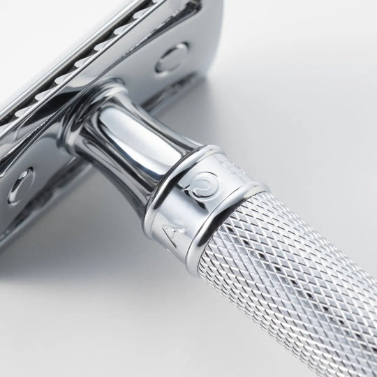 SUWADA double edge safety razor short chrome DE89KN14BL - WAFUU JAPAN