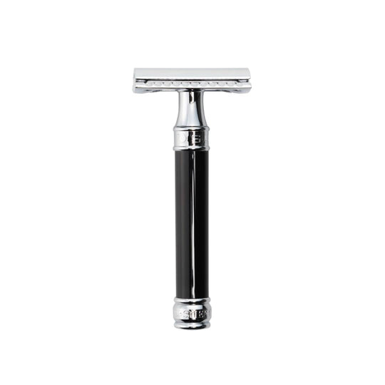Suwada Double - Edged Razor Short Model Premium Shaving Tool DE86BL - WAFUU JAPAN