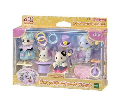 Sylvanian Families Baby Dream Showtime Set Dollhouse Toy C75 Red - WAFUU JAPAN