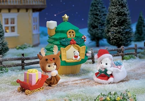 Sylvanian Families Baby Santa Christmas Tree House Dollhouse Set SE214 3 Years Up - WAFUU JAPAN