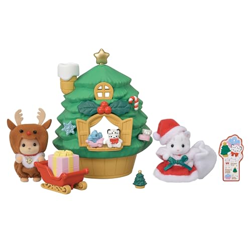 Sylvanian Families Baby Santa Christmas Tree House Dollhouse Set SE214 3 Years Up - WAFUU JAPAN