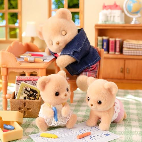 Sylvanian Families Biscuit Bear Twin Baby Dolls K - 70 Educational Toy for Kids 3 Years Up - WAFUU JAPAN