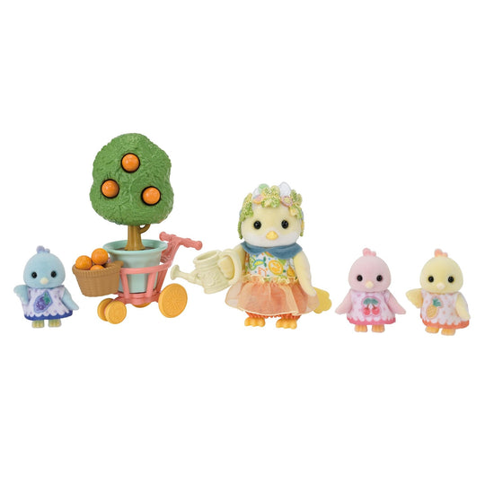 Sylvanian Families Citrus Bird Family Doll Set (FS - 62) ST - certified – Ages 3+ - WAFUU JAPAN