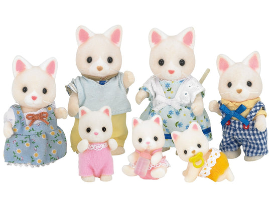 Sylvanian Families Dolls Silk Cat Family FS - 12 ST EPOCH - WAFUU JAPAN