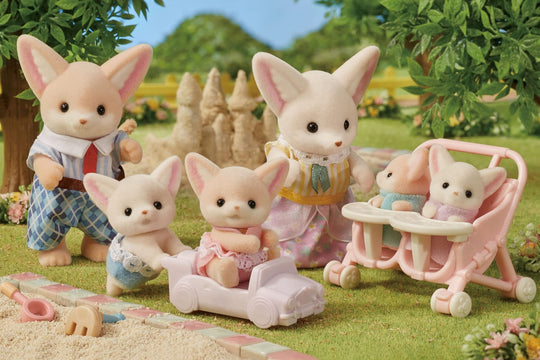 Sylvanian Families Fennec Family Doll Set FS - 48 Ages 3+ - WAFUU JAPAN