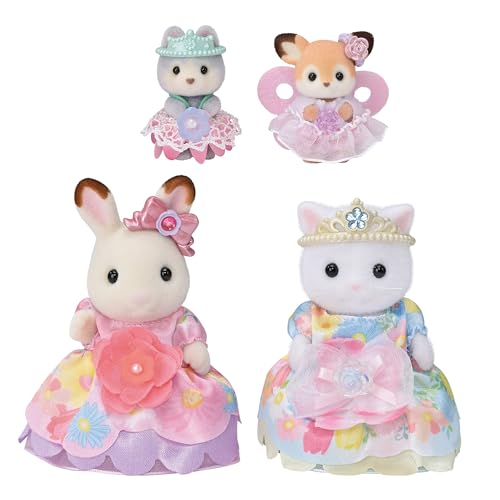 Sylvanian Families Flower Princess Playset Dollhouse F - 38 Toy for Children 3 Years Up - WAFUU JAPAN