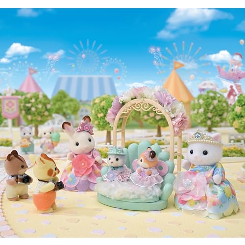 Sylvanian Families Flower Princess Playset Dollhouse F - 38 Toy for Children 3 Years Up - WAFUU JAPAN