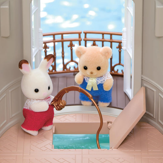 Sylvanian Families H - 52 Sparkling Waterside Red - Roof Dollhouse (Ages 3+) - WAFUU JAPAN