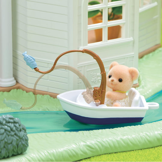 Sylvanian Families H - 52 Sparkling Waterside Red - Roof Dollhouse (Ages 3+) - WAFUU JAPAN