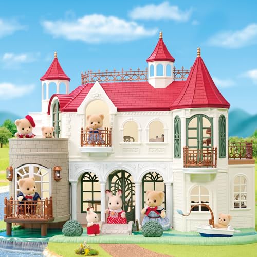 Sylvanian Families H - 52 Sparkling Waterside Red - Roof Dollhouse (Ages 3+) - WAFUU JAPAN
