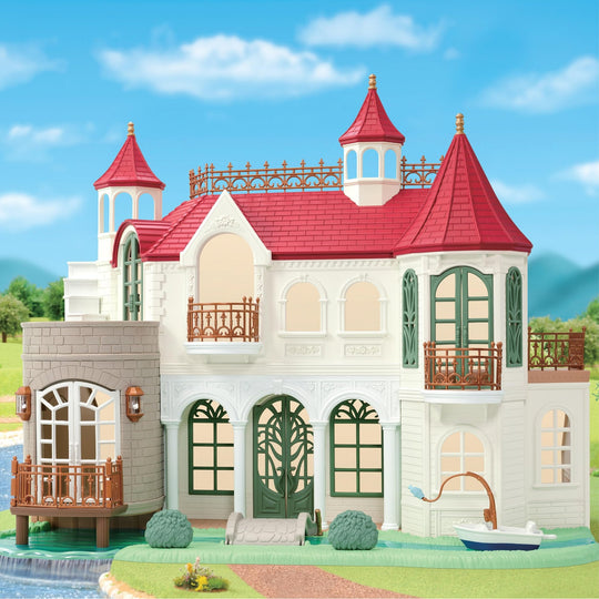 Sylvanian Families H - 52 Sparkling Waterside Red - Roof Dollhouse (Ages 3+) - WAFUU JAPAN
