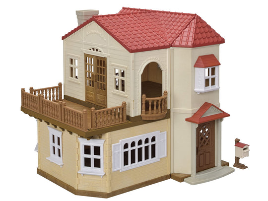 Sylvanian Families House Big house with a red roof - The attic is a secret room Har51 - WAFUU JAPAN