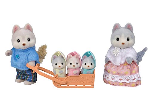 Sylvanian Families Husky Family Dollhouse Set FS - 41 for Ages 3+ - WAFUU JAPAN