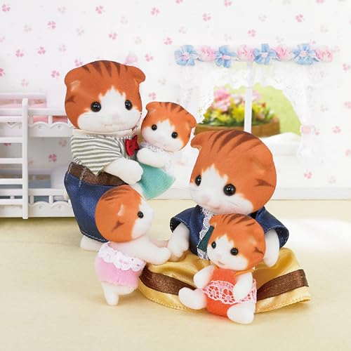 Sylvanian Families Maple Cat Family Doll Set FS - 30 - WAFUU JAPAN