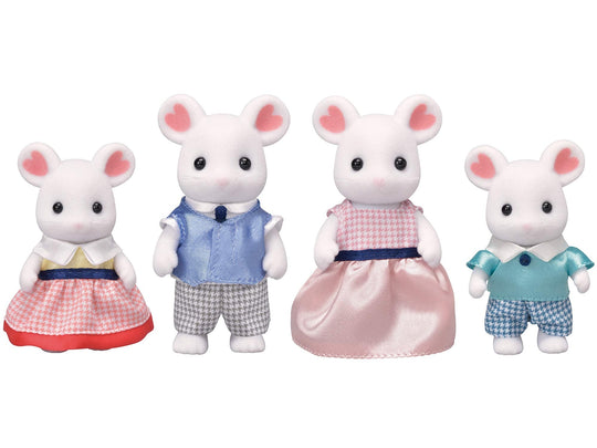 Sylvanian Families Marshmallow Mouse Family Doll Set FS - 33 Ages 3+ - WAFUU JAPAN