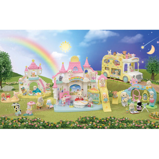 Sylvanian Families Nursery School Playground Swing Set Toy Dollhouse for Ages 3 Plus - WAFUU JAPAN