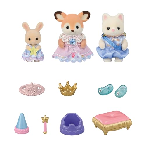 Sylvanian Families Princess Glass Shoes Nursery School Playset S - 77 for Ages 3 Plus - WAFUU JAPAN