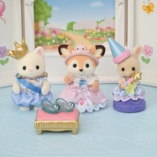 Sylvanian Families Princess Glass Shoes Nursery School Playset S - 77 for Ages 3 Plus - WAFUU JAPAN