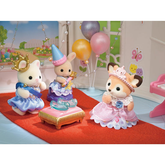 Sylvanian Families Princess Glass Shoes Nursery School Playset S - 77 for Ages 3 Plus - WAFUU JAPAN