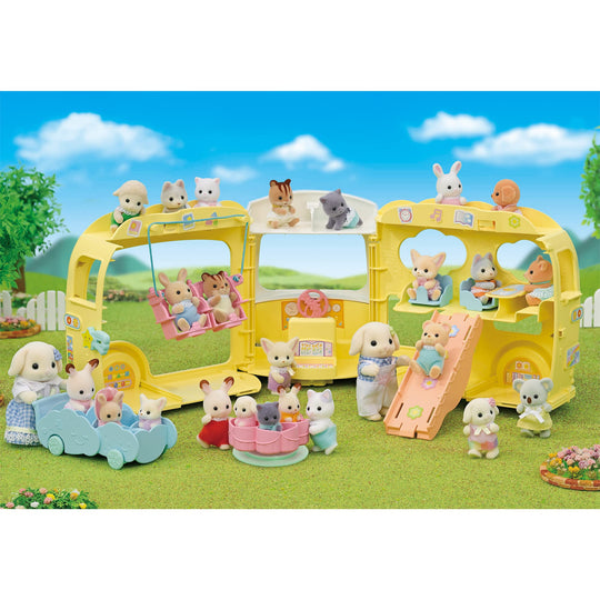 Sylvanian Families School Bus Toy Dollhouse Set S - 70 for Children 3 Years Up - WAFUU JAPAN