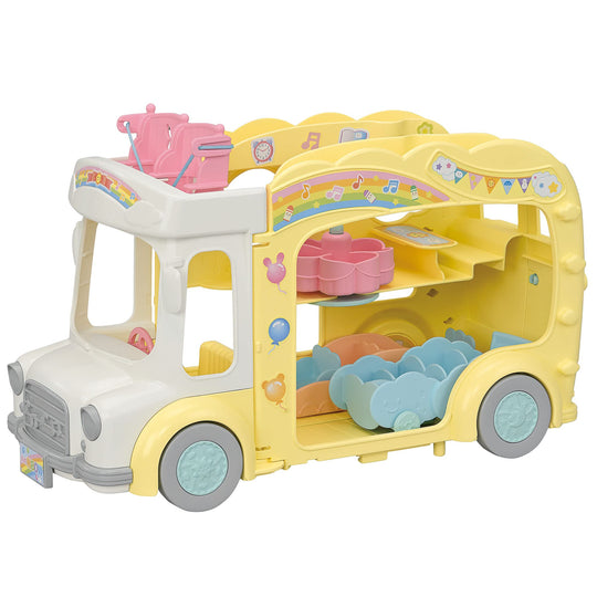 Sylvanian Families School Bus Toy Dollhouse Set S - 70 for Children 3 Years Up - WAFUU JAPAN