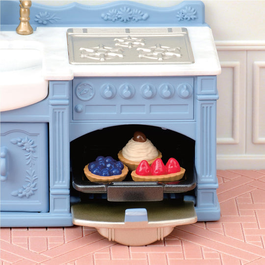 Sylvanian Families: Sparkling Waterside Red - Roof House — Elegant Dining Room Set - WAFUU JAPAN