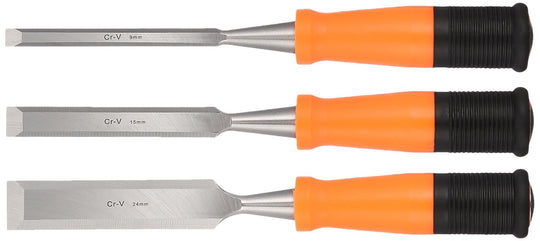 Takagi M&M Wood Chisel Set 3‑Piece Regular - WAFUU JAPAN