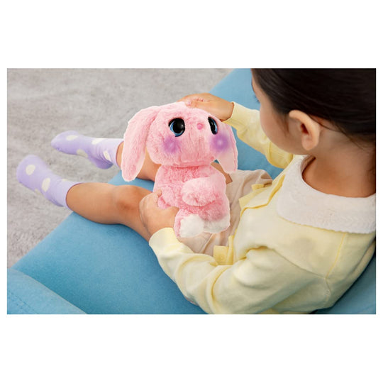 Takara Tomy Gyutto Shite Kyun Amaenbo Rabbit Plush Toy - WAFUU JAPAN