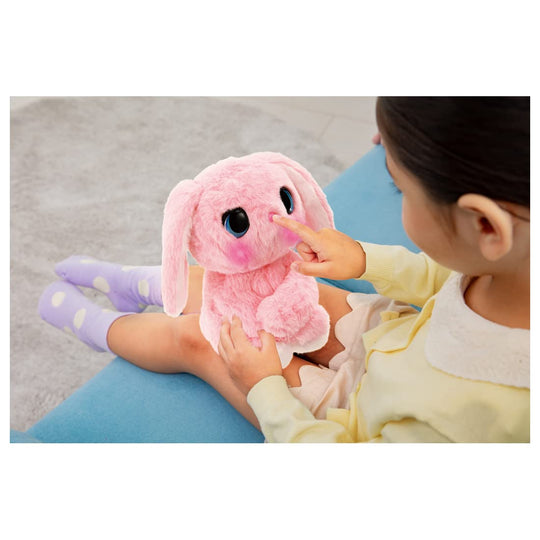 Takara Tomy Gyutto Shite Kyun Amaenbo Rabbit Plush Toy - WAFUU JAPAN
