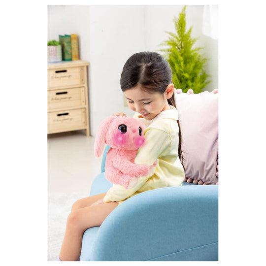Takara Tomy Gyutto Shite Kyun Amaenbo Rabbit Plush Toy - WAFUU JAPAN