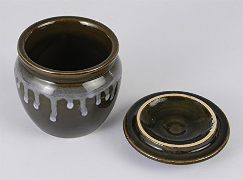 Tamaki Mini Storage Container Oribe 240ml Diameter 8 8cm Height 9 5cm T - 534939 - WAFUU JAPAN
