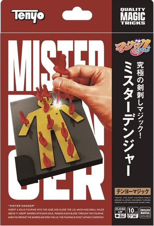 Tenyo Magic Mr Danger Ultimate Sword Piercing Trick Pocket Entertainment for Kids 6+ - WAFUU JAPAN